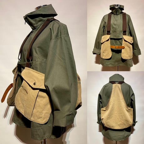 yoused "duck game vest(brown)unisex free