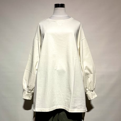 CAERULA"heavy jersey sudor sweat"(white) women's