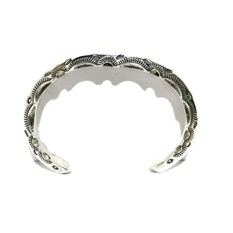 indian jewelry "Ray Adakai(navajo)"triangle zigzag bangle(A)