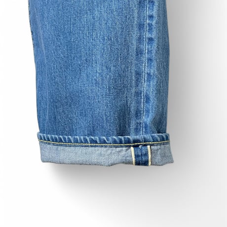 TigreBrocante"12,75oz denim big 5pocket pants“(hand damage)unisex.L