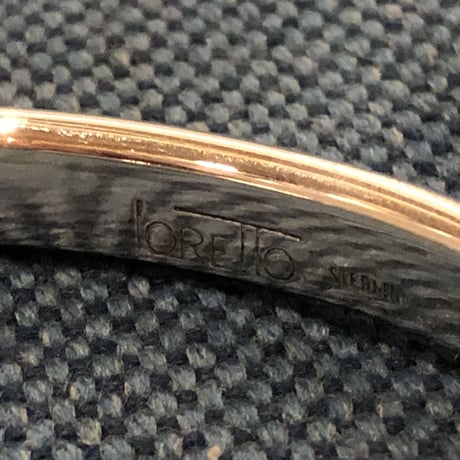 indian jewelry "Larry Loretto(zuni)"tq inlay bangle