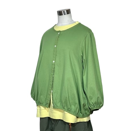 TigreBrocante"swae 天竺 ballon cardigan"(mist green)women's