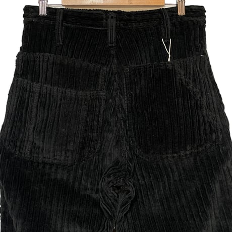 FUNSET OF ART “jumbo cord utility pants"(black)unisex