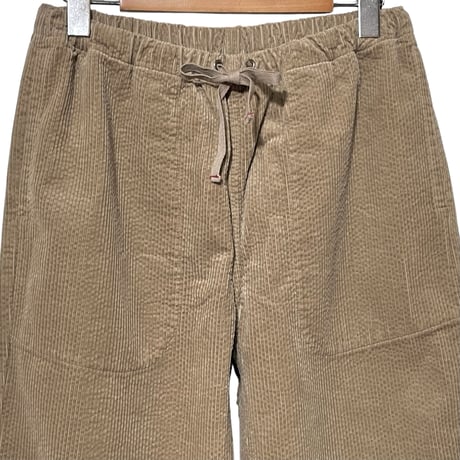 TigreBrocante"seersucker cordury tagosaku long pants“(beige) unisex