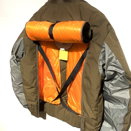 NANGA×Master-piece "packers down blouson"(khaki)unisex