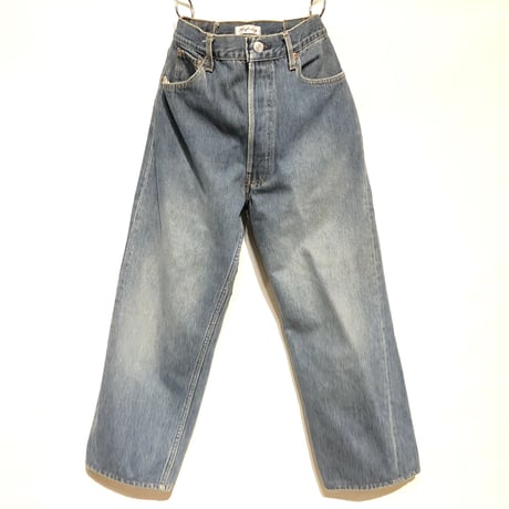 KNIFEWING"USA501 remake buck cut wide pants"(A) women's