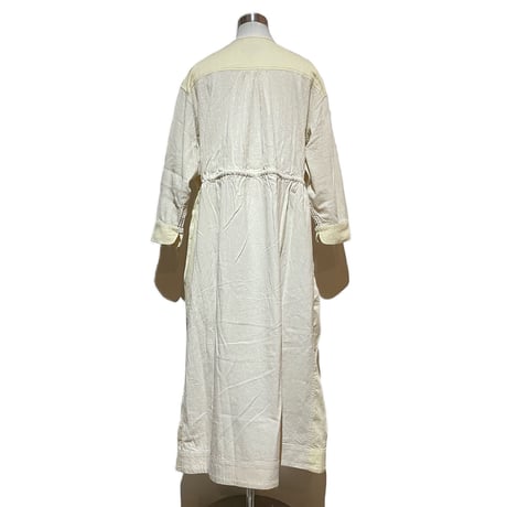 TigreBrocante "Jacquard mix york switch gather one-piece"(natural) women's