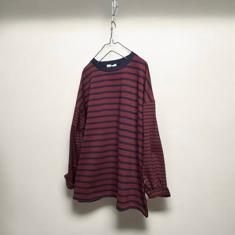CAERULA PER LIGHTS"border long T"(bordeaux)unisex