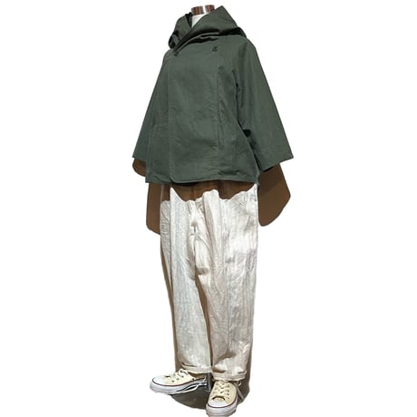 SlowHands”RCL tent marine food jacket"(olive)women's