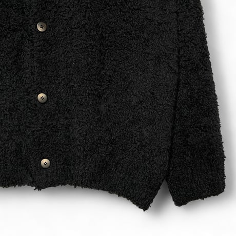eyya"cotton brushed cardigan"(black)unisex