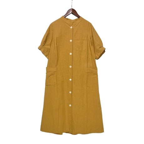 TigreBrocante "cotton linen lawn casey onepiece"(mustard)women's
