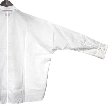 CAERULA PER LIGHTS"chambray asagi shirts"(white)unisex