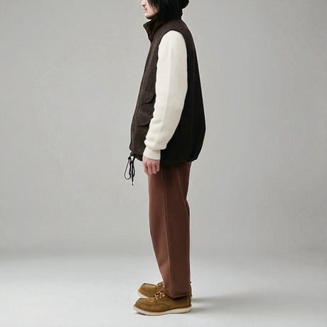 PORTRAITE"over vest"(brown tweed)unisex