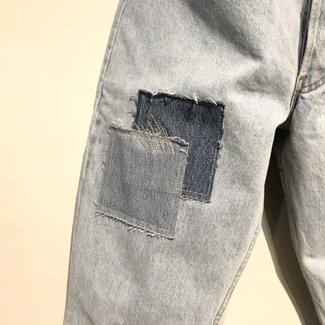 KNIFEWING"USA501 remake buck cut wide pants"(B) women's