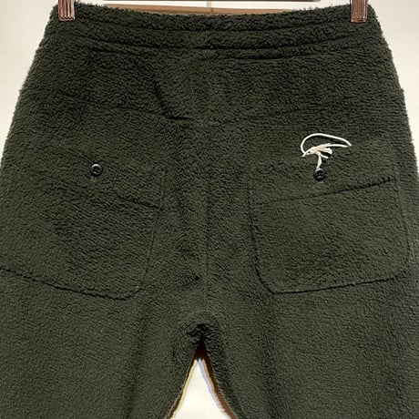 Jackman"boa trousers"(dark ivy)
