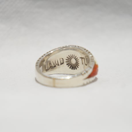 indian jewelry "David Tune(navajo)"multi inlay ring