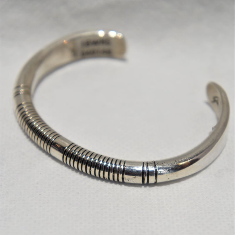 ジュリアン ネズ NAVAJO ナバホ シルバー 14K バングル ブレスレット インディアンジュエリー バングル ナバホ族のブレスレット