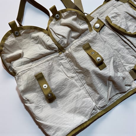 dip ltd"riptop nylon×utility bib"(unisex)