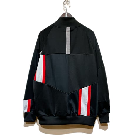 yoused"patchwork loose jog top"(black.B)unisex