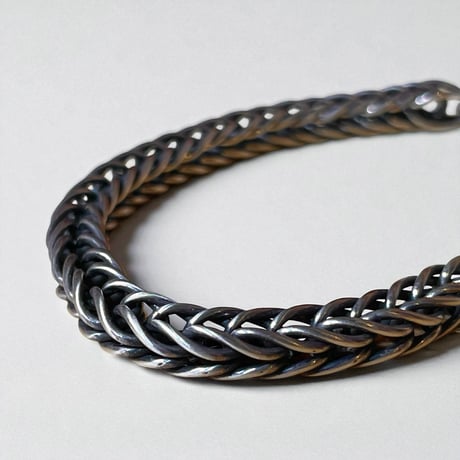 indian jewelry "Steve Arviso(Navajo)” double money chain bracelet