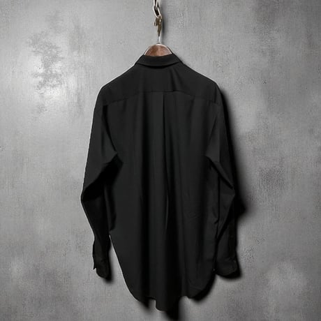 amne "GABARDINE classic shirts" (black) unisex