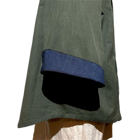 SlowHands”RCL tent marine food jacket"(olive)women's