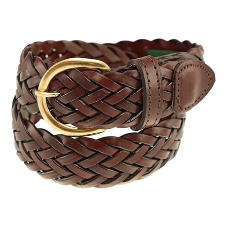 thomas bates U.S.A "ashley brided leather belt" (unisex)