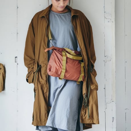 dip ltd"nylon×mesh military type coat"(khaki)unisex