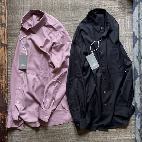 amne "GABARDINE classic shirts" (lavender) unisex