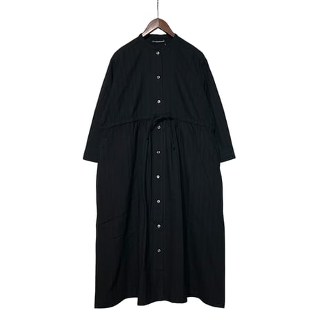 TigreBrocante "cotton lace york switching gather onepiece"(black) women's