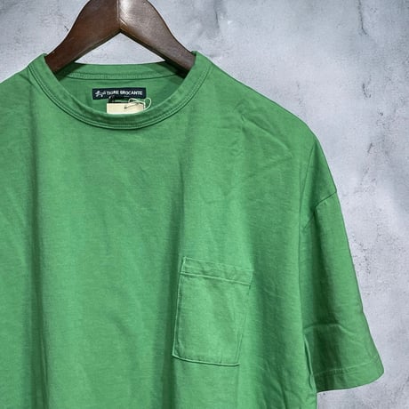 TigreBrocante"20/1 combo 天竺 venice beach pocket-T"(olive)unisex