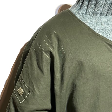 Slow Hands "recycle tent down coat for ARCHIVE"(olive)S-A unisex