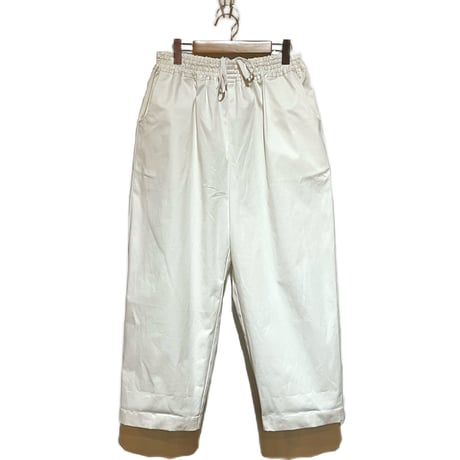 Linen ya"cotton stretch easy pants"(white)women's