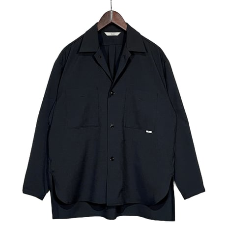 amne "SEER SUCKER japon jacket" (black) unisex
