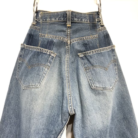 KNIFEWING"USA501 remake buck cut wide pants"(A) women's