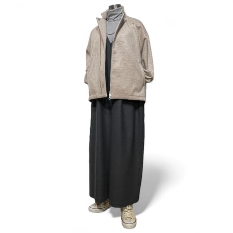 FLISTFIA"riders wide jacket"(powder beige)unisex