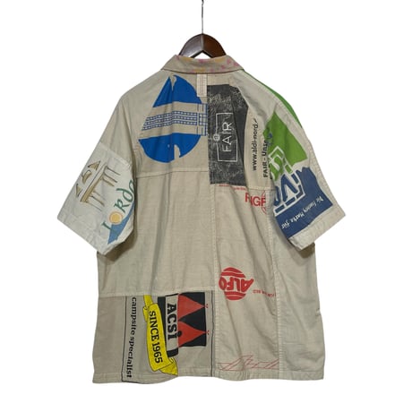 TigreBrocante"print tote bag REMAKE raglan venice beach S/S shirts(LB)"(natural)unisex