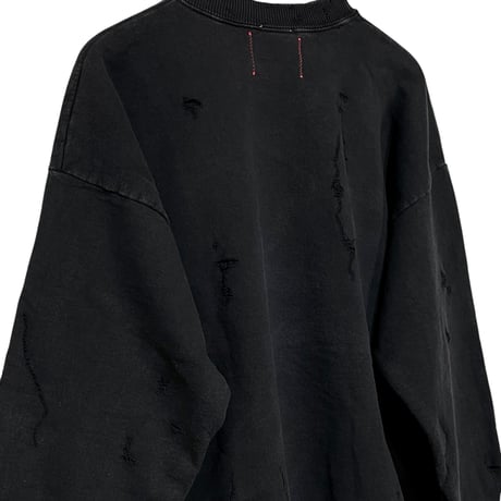SUBTLE Re label "used damage sweat" (unisex) F