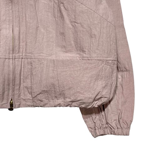 TigreBrocante"cotton nylon washer no collar jacket(pink)women's