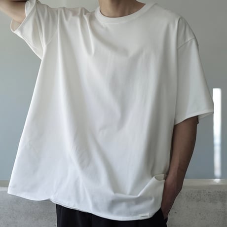 COLINA "Soft Twist Suvin Cotton / Big Tee"(white) unisex