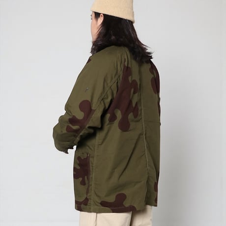 TigreBrocante"zimbabwe cotton TB ameba camo coverall"(khaki)unisex
