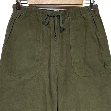 SlowHands”RCL tent loose wanderer pants"(olive-M)unisex