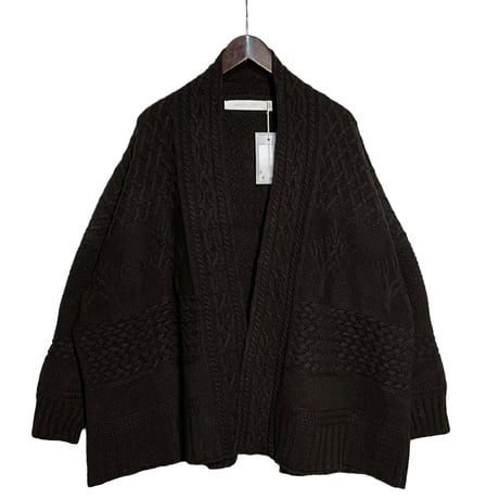 ASEEDONCLOUD"cable big cardigan"(black)unisex