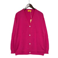 eyya"cotton boucle yarn cardigan"(pink)unise
