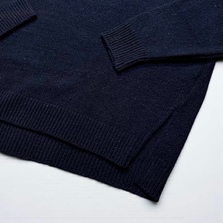 CAERULA PER LIGHTS"jazznep crew knit”(navy)unisex