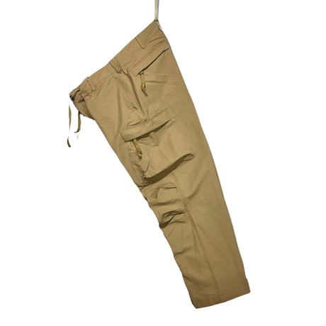 dip ltd "cotton×nylon grosgrain cargo pants" (khaki)unisex