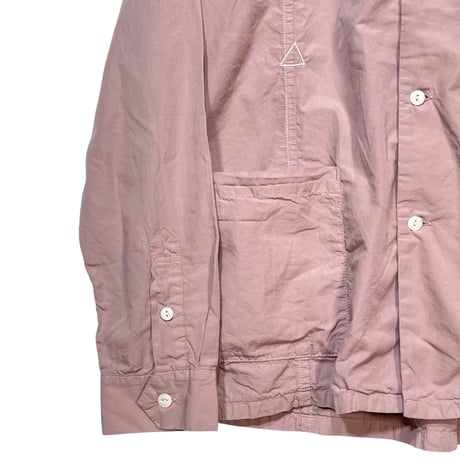 TigreBrocante"100-/broad afro cuban long sleeve shirts"(pink beige)unisex