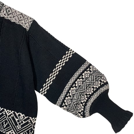 ASEEDONCLOUD"Seiyako jacquard blouse"(black)women's