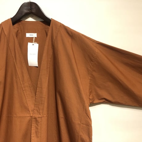 HUE "Slip-on type Jacket"(brown) unisex