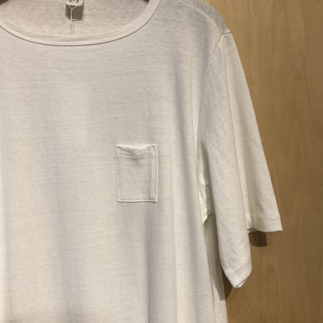 HUE 3pocket T-shirts "long length"(white) unisex